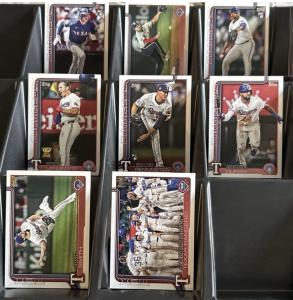 Texas Rangers 2025 Topps Series 2 Team Set
