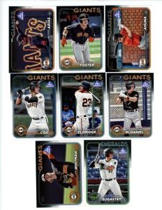 2024 Topps Pro Debut Giants Team Set Eldridge