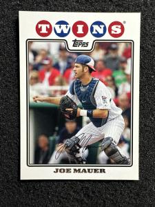 Joe Mauer 2008 Topps Baseball Card #33