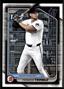 2024 Bowman Draft Fenwick Trimble Miami Marlins Lot