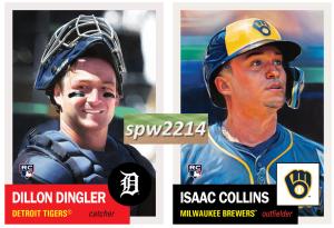 Topps Living Set Dillon Dingler & Isaac Collins