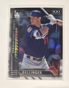 Cody Bellinger 2016 Bowman Chrome Baseball Card