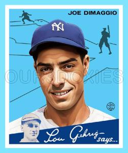 Joe Dimaggio Custom Art Card - Yankees Edition