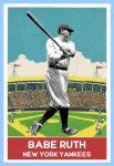 Babe Ruth 1933 DeLong Art Card - Yankees