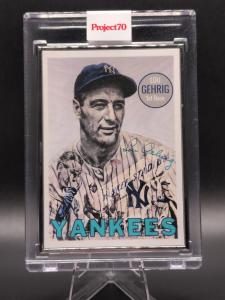 2021 Topps Project 70 Lou Gehrig Artist Proof