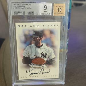 1996 Leaf Signature Series Mariano Rivera Autograph
