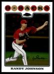 2008 Topps Chrome Randy Johnson Card - Diamondbacks