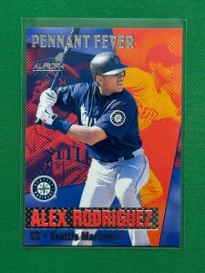 1999 Pacific Aurora Alex Rodriguez Silver Parallel #18
