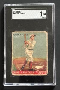 1933 Goudey Eddie Collins #42 Sports Card