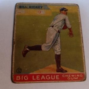 1933 Goudey Bill Dickey Yankees Rookie Card
