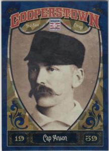 Cap Anson 499 Blue Crystal Ice Cubs Card