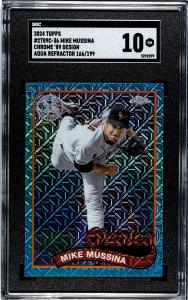 2024 Topps Mike Mussina Aqua Refractor #/199