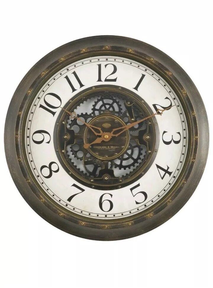 16" Brushed Bronze Round Wall Clock