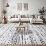 Soft Washable 5x7 Boho Moroccan Area Rug