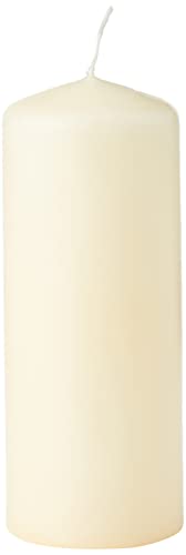 Luxury Ivory Pillar Candles, Set of 9