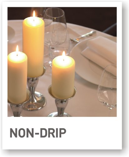 Luxury Ivory Pillar Candle - 90 Hours