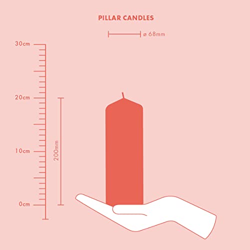 Luxury Ivory Pillar Candle - Bolsius Outdoor/Indoor