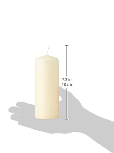 Luxury Ivory Pillar Candles, Set of 9