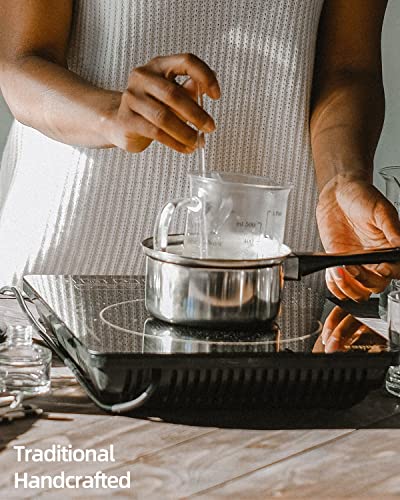 Luxury White Pillar Candles - 8 Pack