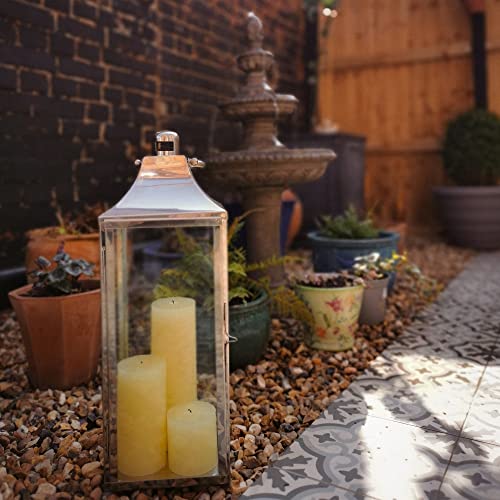 Luxury Ivory Pillar Candle Set - Romantic Wedding Gift