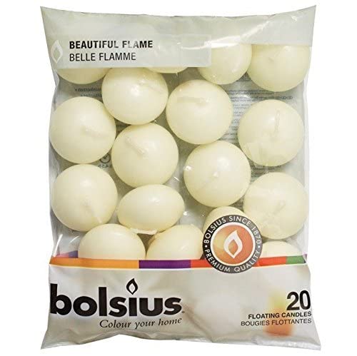 Bolsius 5 Hour Luxurious Ivory Floating Candles