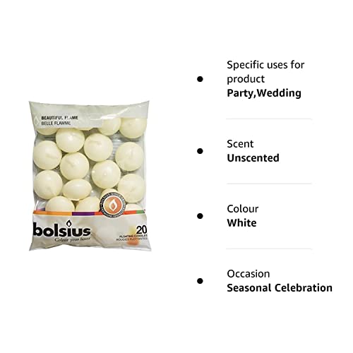 Bolsius 5 Hour Luxurious Ivory Floating Candles