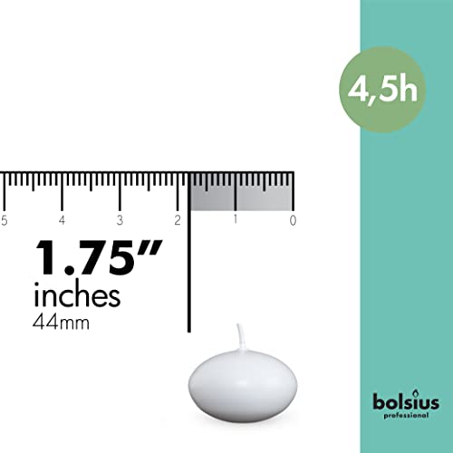 Luxury White Wax Floating Candle - 4.5cm x 3cm