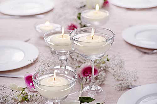 Bolsius Luxury White Floating Candles - 12 Pack