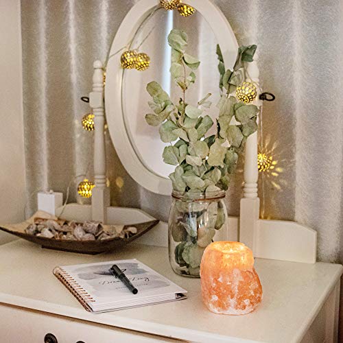 Luxury Pink Salt Tea Light Candle Holder