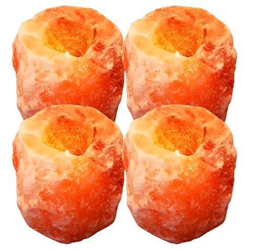 Himalayan Salt Tea Light Candle Holder Set