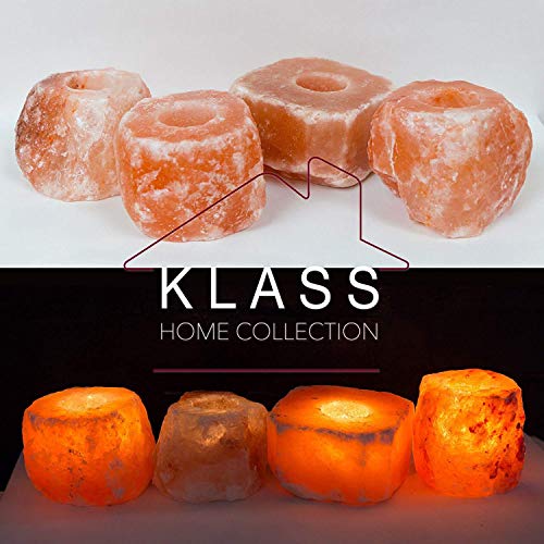 Himalayan Salt Tea Light Candle Holder Set