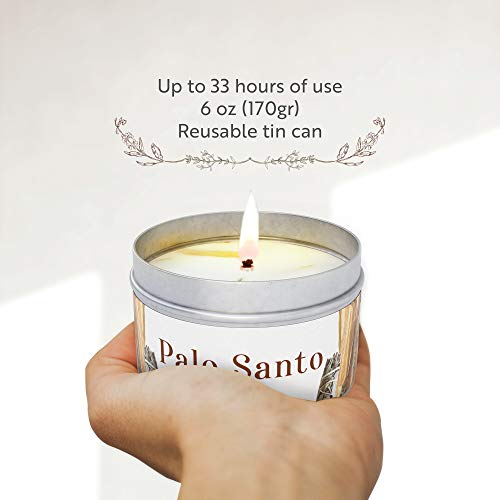 Chandelita Palo Santo Aromatherapy Luxury Candle (1 Unit)