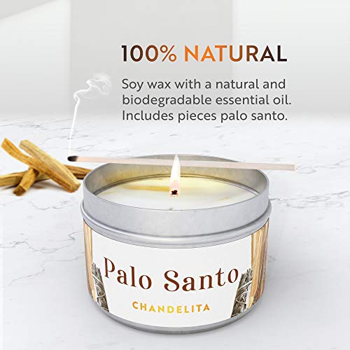 Chandelita Palo Santo Aromatherapy Luxury Candle (1 Unit)