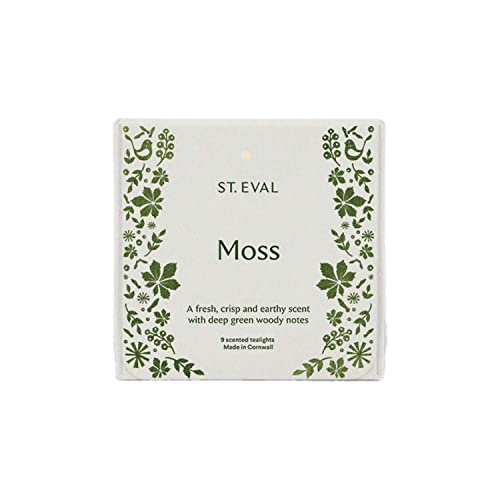 St. Eval Moss Scented Tealight - Folk Collection