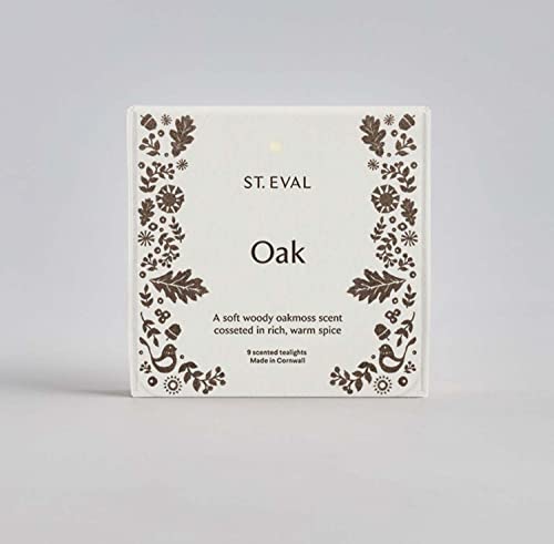 Luxury Oak Scented Tealights - Folk Collection