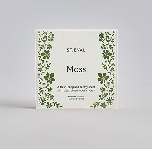 St. Eval Moss Scented Tealight - Folk Collection