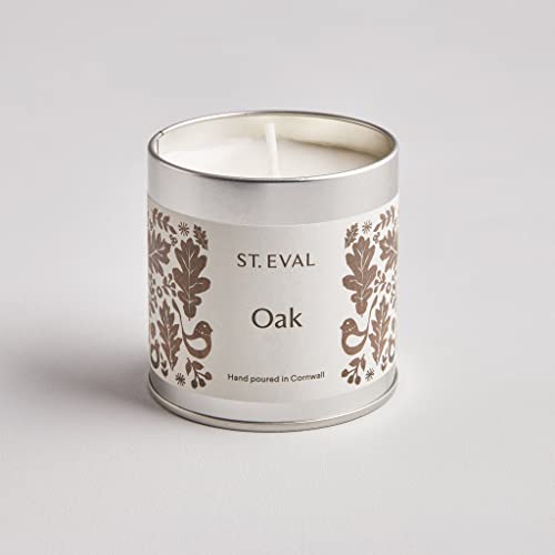 St. Eval Oak Scented Tin Candle - Folk Collection