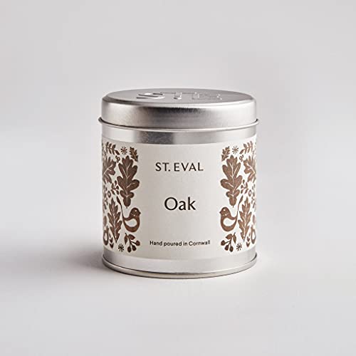 St. Eval Oak Scented Tin Candle - Folk Collection