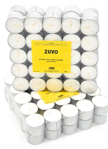 Luxury Pack of 50 Unscented Tea Lights