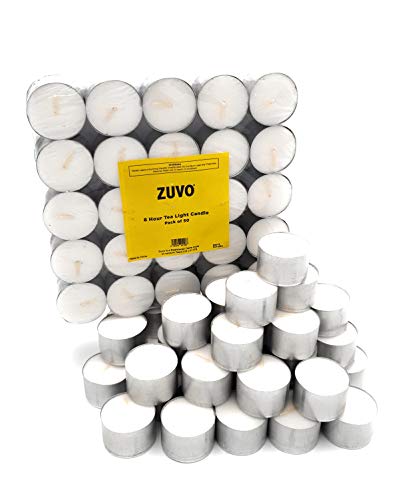Luxury Pack of 50 Unscented Tea Lights