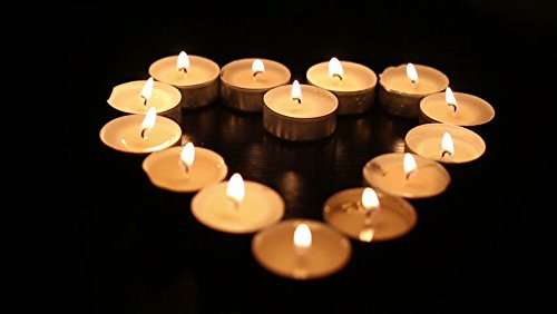 Luxury Pack of 50 Unscented Tea Lights