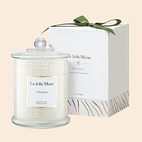 Large La Jolíe Muse Wild Rose Luxury Candles