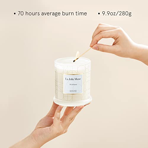 Large La Jolíe Muse Wild Rose Luxury Candles