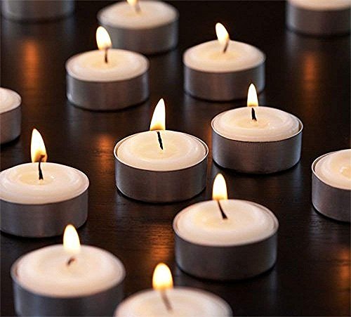 Luxury Pack of 50 Unscented Tea Lights