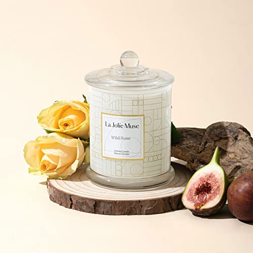 Large La Jolíe Muse Wild Rose Luxury Candles
