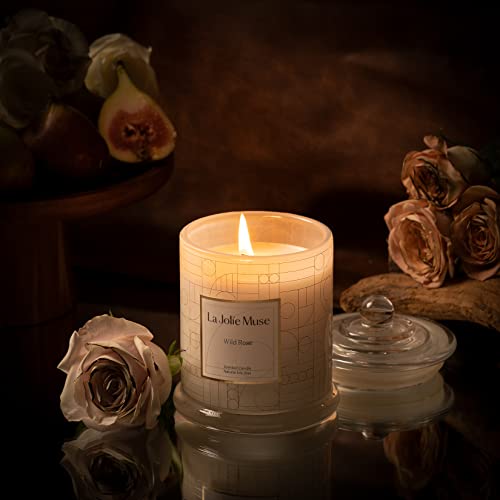 Large La Jolíe Muse Wild Rose Luxury Candles