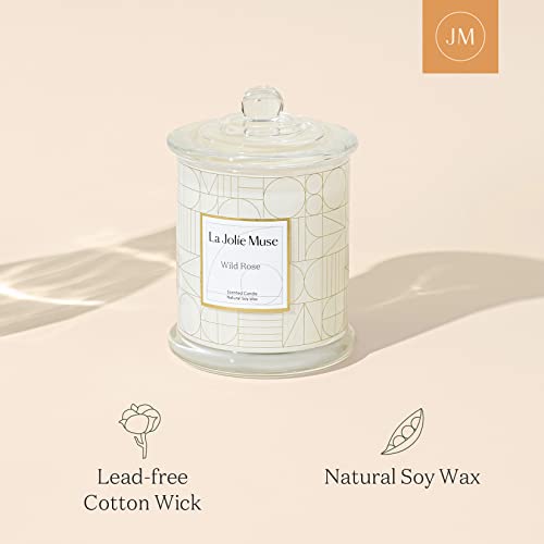 Large La Jolíe Muse Wild Rose Luxury Candles