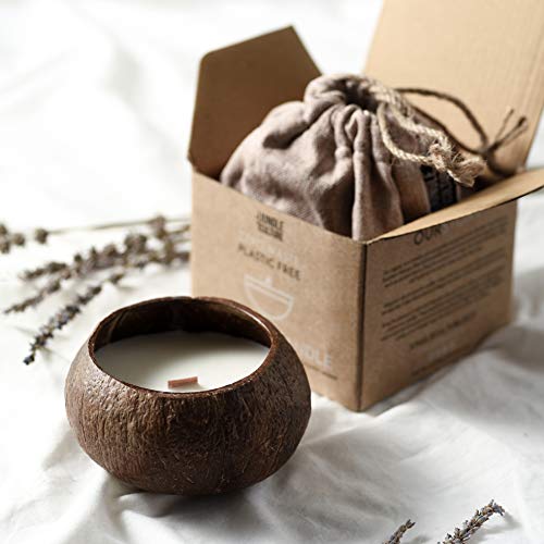 Jungle Culture® Luxurious Coconut Shell Scented Candle