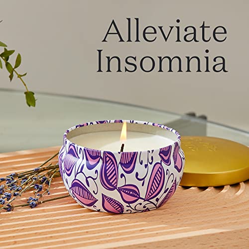 Luxury Lavender Eucalyptus Scented Candle, Natural Soy Wax