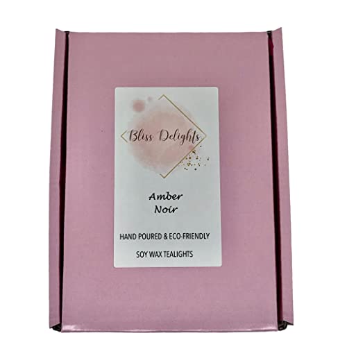 Amber Noir Luxury Scented Soy Tealights